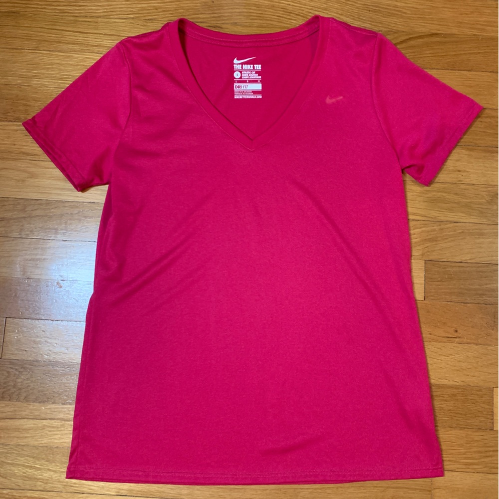 Nike Dri-fit short sleeve t-shirt: magenta